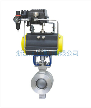 气动V型球阀的多行业领域应用的球阀
